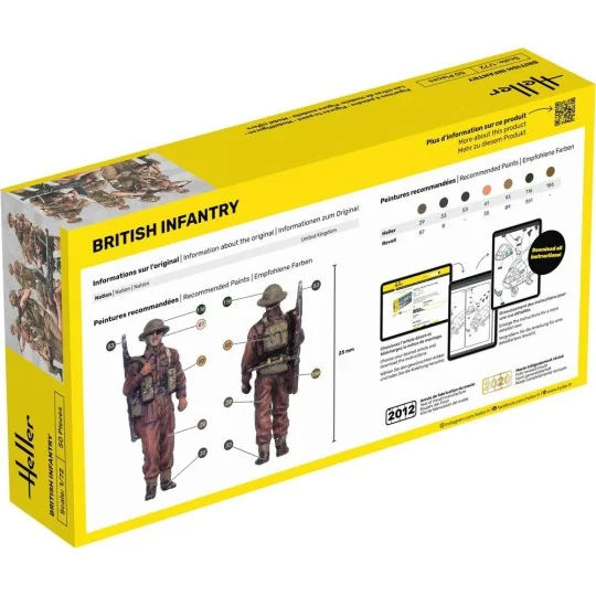 Infanterie Britannique, 1/72 - Heller 49604
