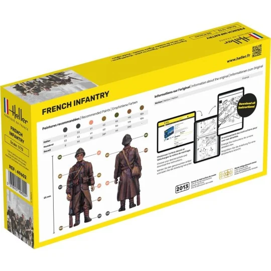 French Infantry, 1/72 - Heller 49602