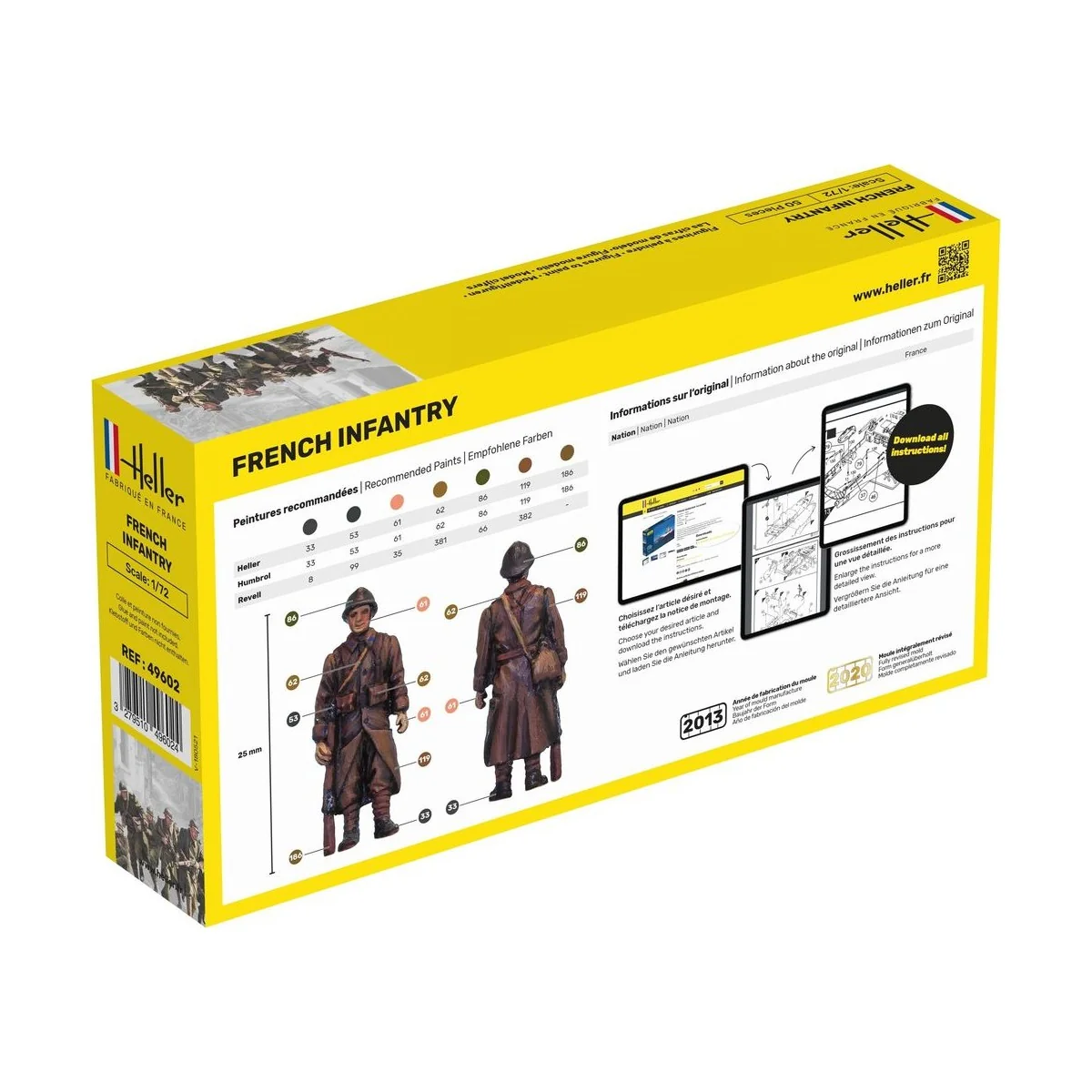 French Infantry, 1/72 - Heller 49602