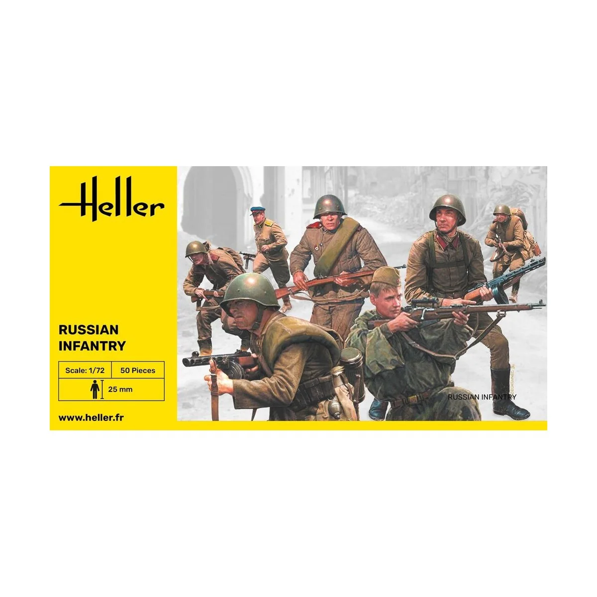 Russian Infantry, 1/72 - Heller 49603