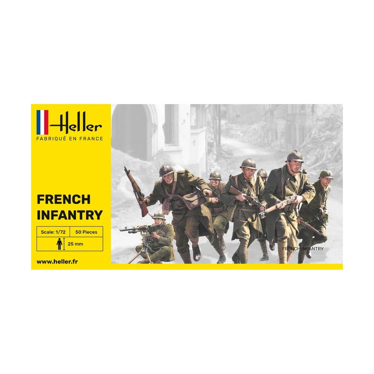 French Infantry, 1/72 - Heller 49602