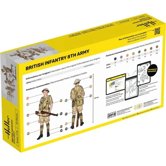 Britische Infanterie 8. Armee, 1/72 - Heller 49609