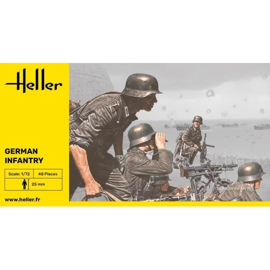 German Infantry, 1/72 - Heller 49605