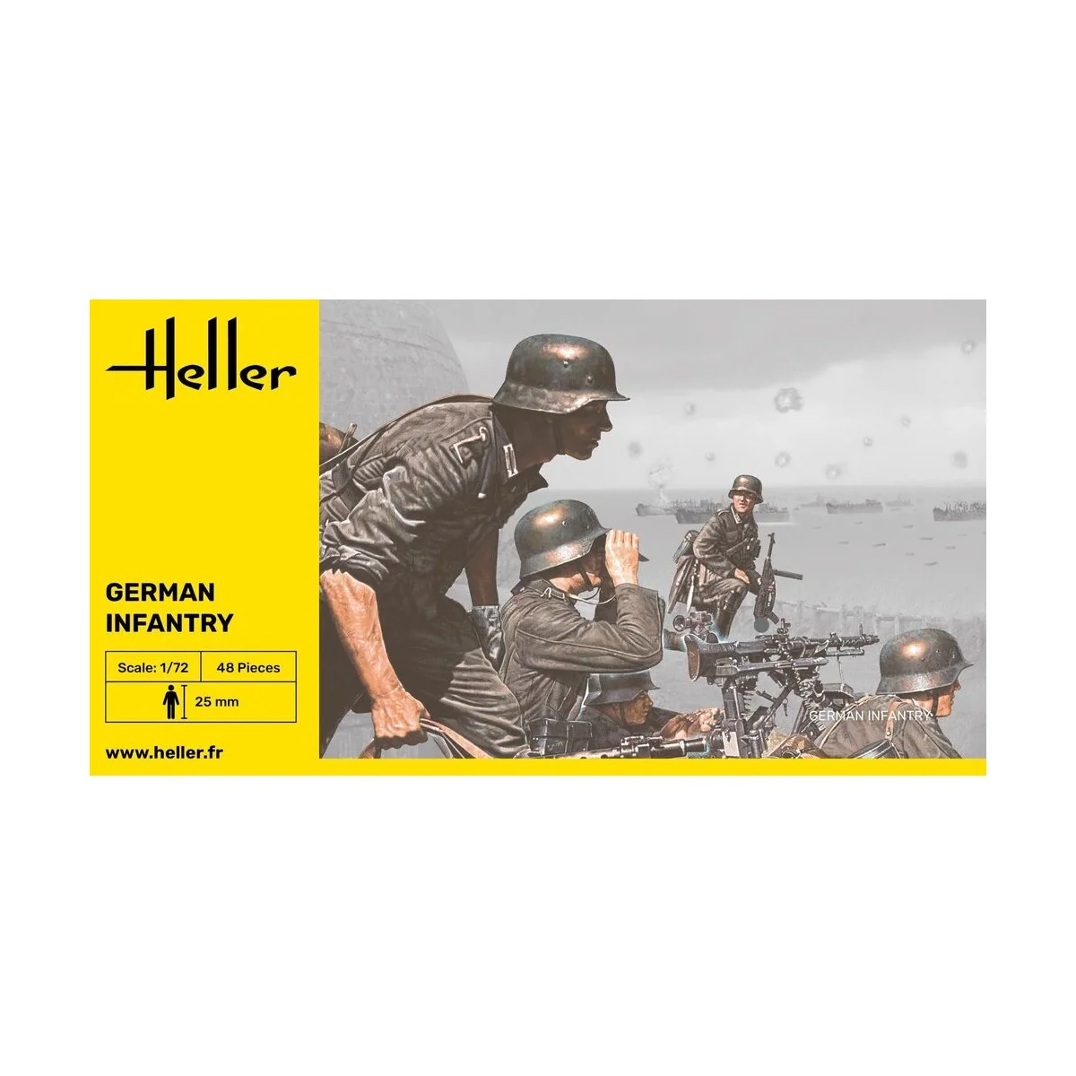 German Infantry, 1/72 - Heller 49605