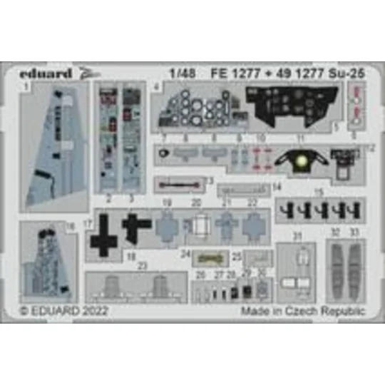 Su-25, 1/48 - Eduard Accessories 491277