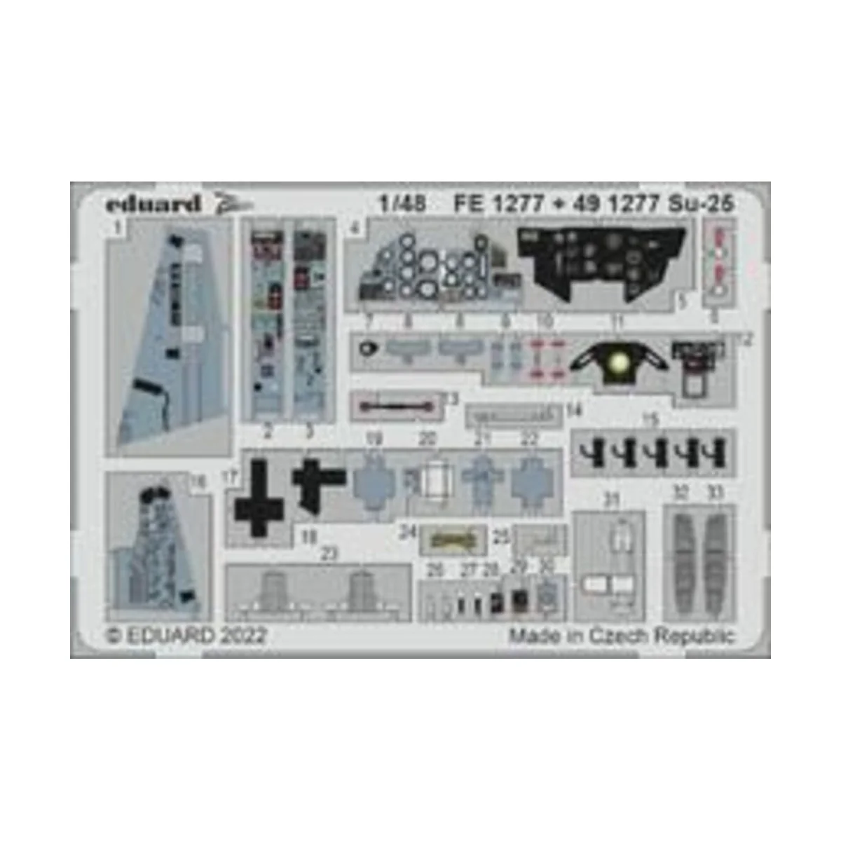Su-25 1/48 - Eduard Accessories 491277