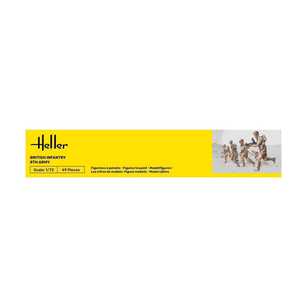 Britische Infanterie 8. Armee, 1/72 - Heller 49609