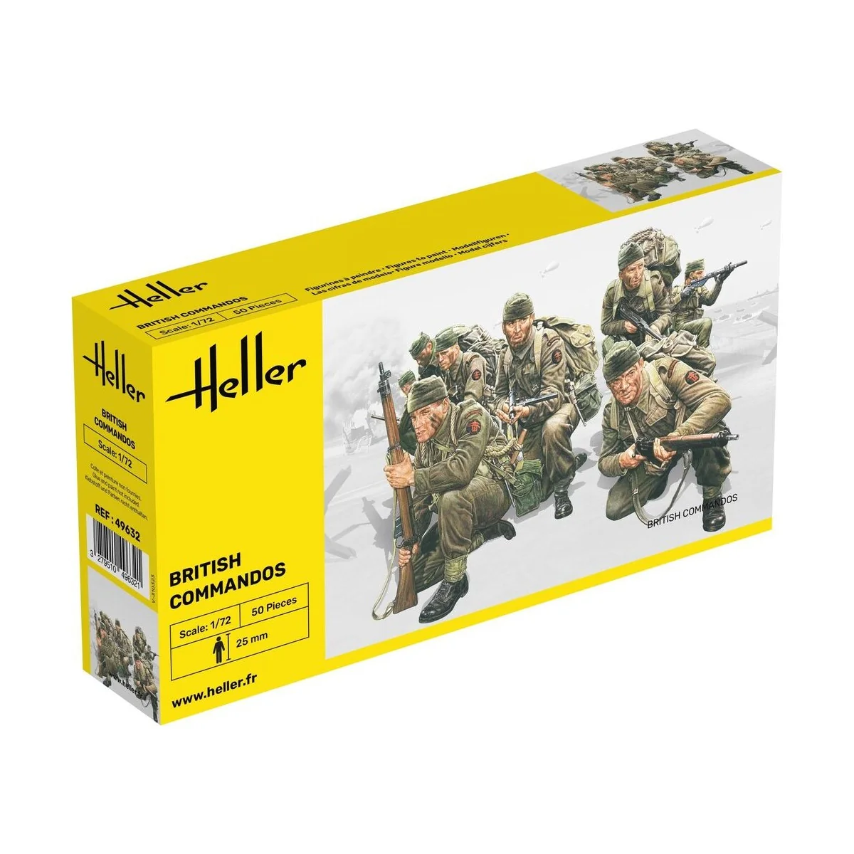Britische Kommandotruppen, 1/72 - Heller 49632