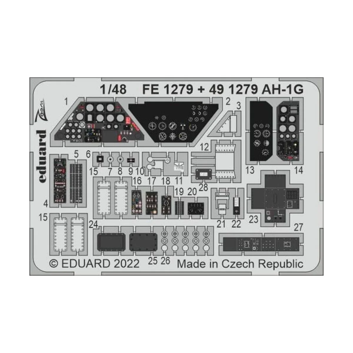 AH-1G 1/48 - Eduard Accessories 491279