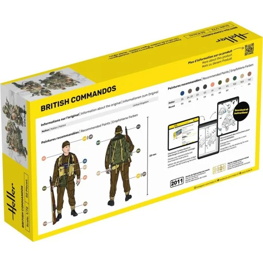 Britische Kommandotruppen, 1/72 - Heller 49632