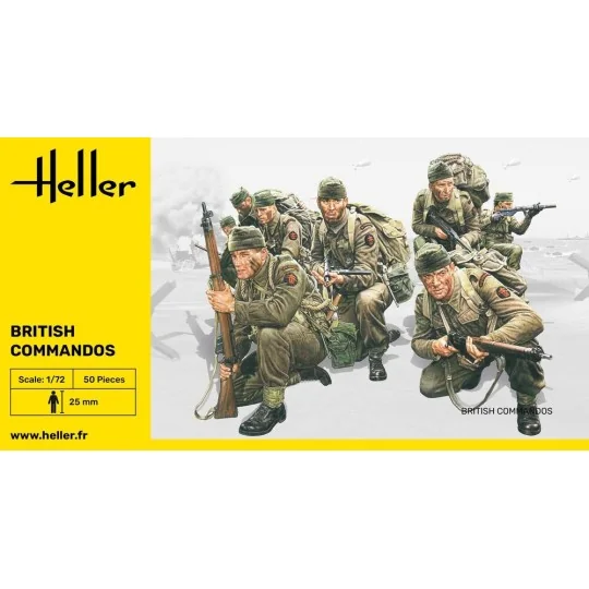Britische Kommandotruppen, 1/72 - Heller 49632