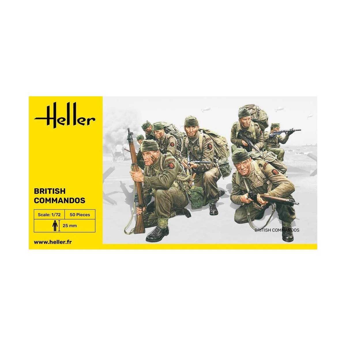 Britische Kommandotruppen, 1/72 - Heller 49632