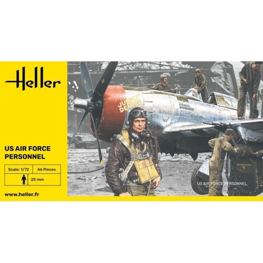 US Air Force Personal, 1/72 - Heller 49648