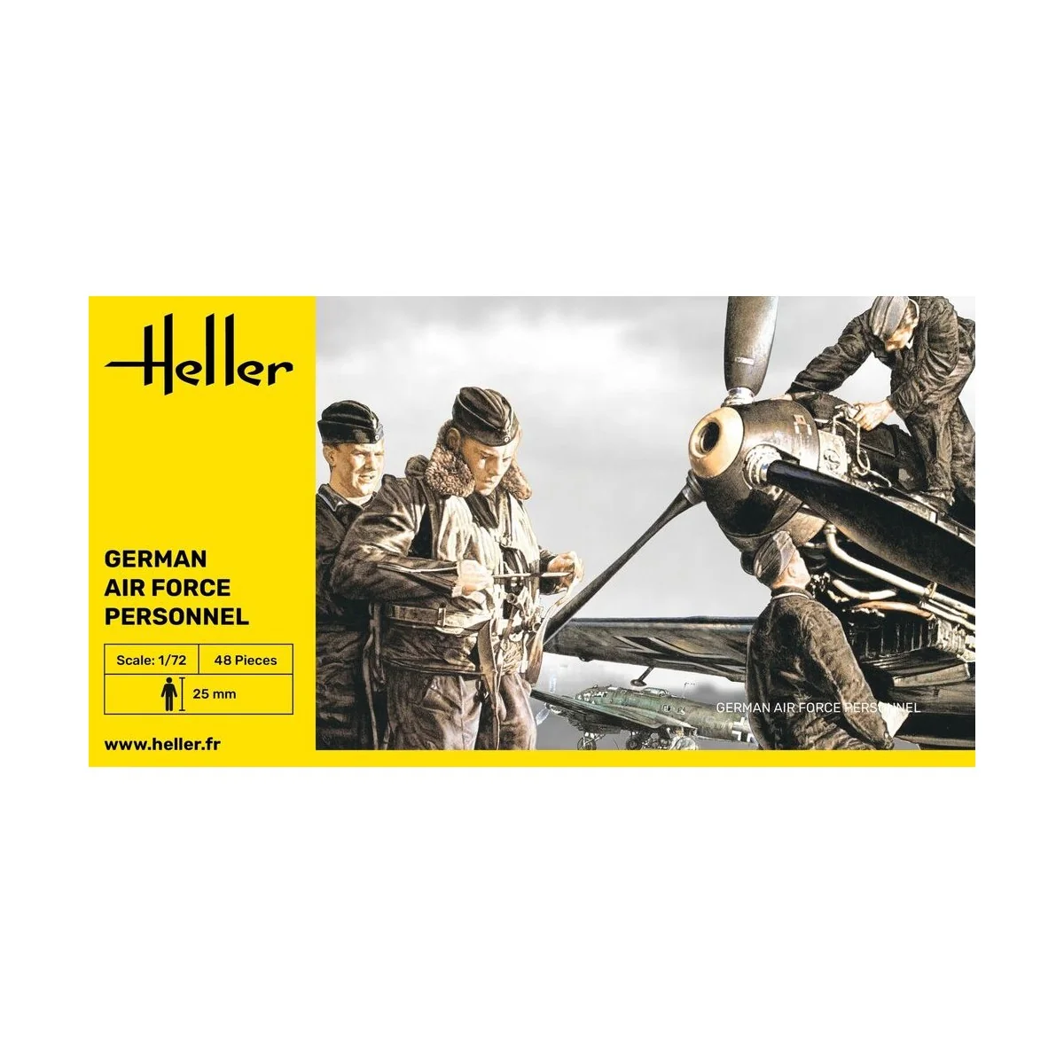 Deutsche Luftwaffe Personal, 1/72 - Heller 49655