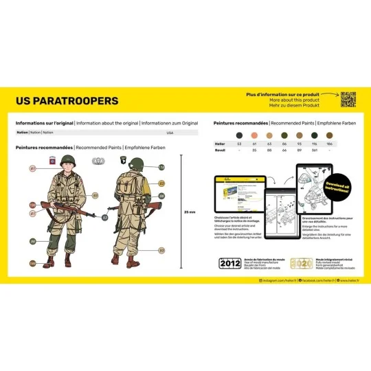 US Fallschirmjäger, 1/72 - Heller 49651