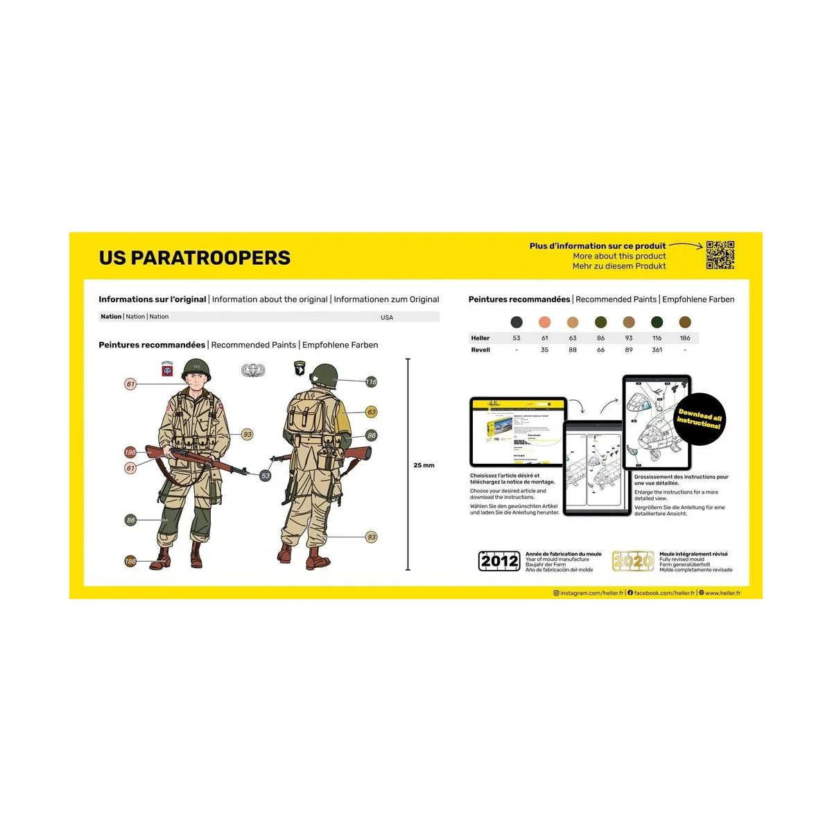 US Fallschirmjäger, 1/72 - Heller 49651