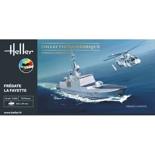 STARTER KIT Frégate La Fayette, 1/400 - Heller 57035