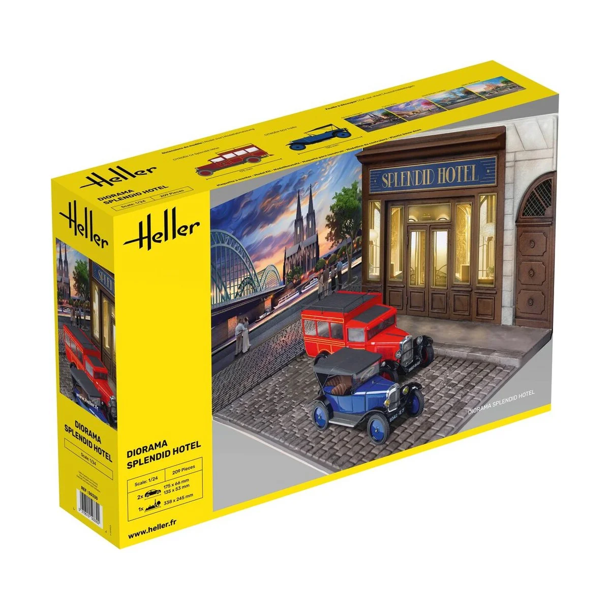 Diorama Splendid Hotel, 1/24 - Heller 50330