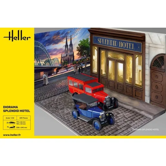 Diorama Splendid Hotel, 1/24 - Heller 50330