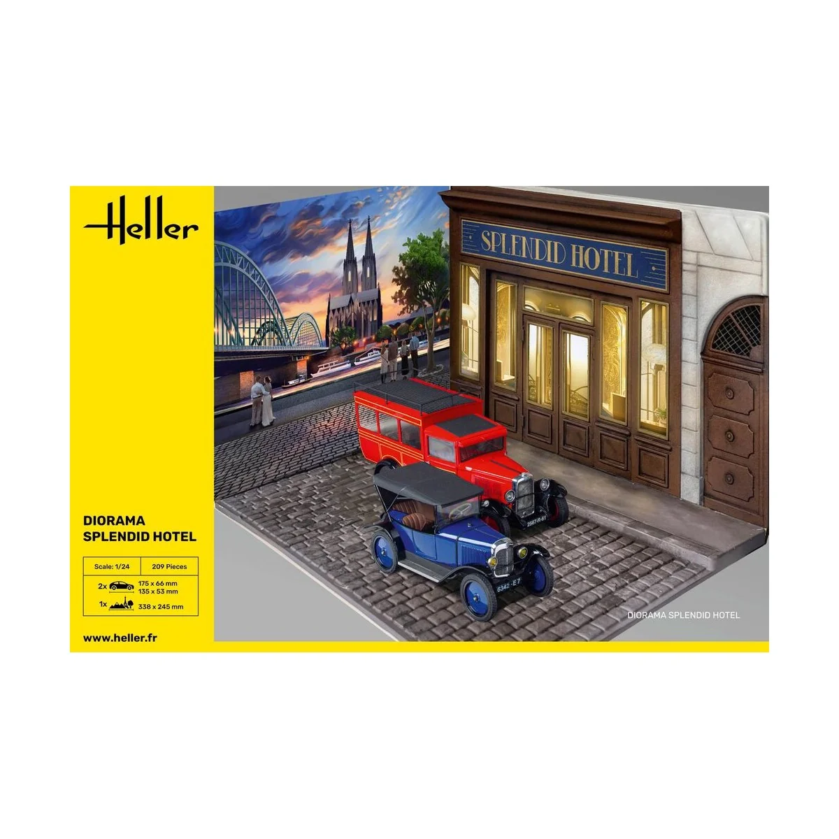 Diorama Splendid Hotel, 1/24 - Heller 50330