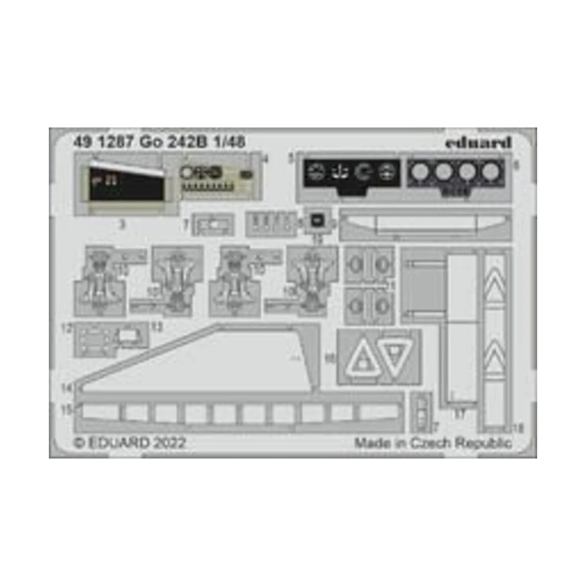 Go 242B 1/48 - Eduard Accessories 491287