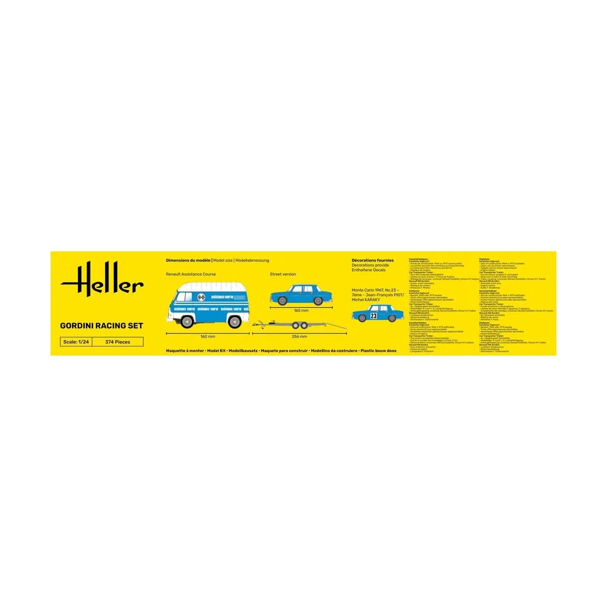 Gordini Racing Set, 1/24 - Heller 50328