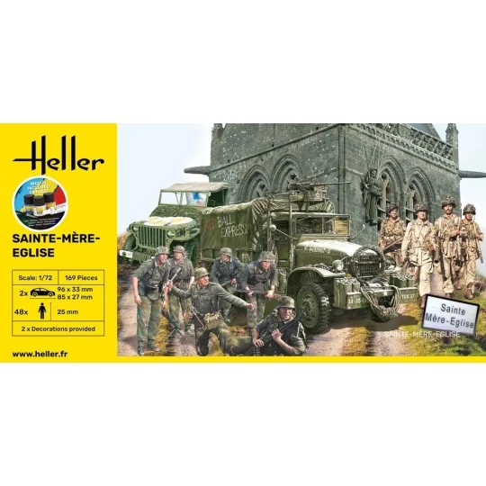STARTER KIT Sainte-Mère-Eglise, 1/72 - Heller 52327