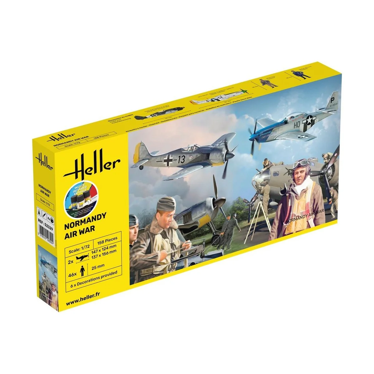 STARTER KIT Normandy Airwar, 1/72 - Heller 52329