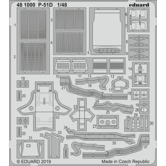 P-51D for Eduard, 1/48 - Eduard Accessories 481000