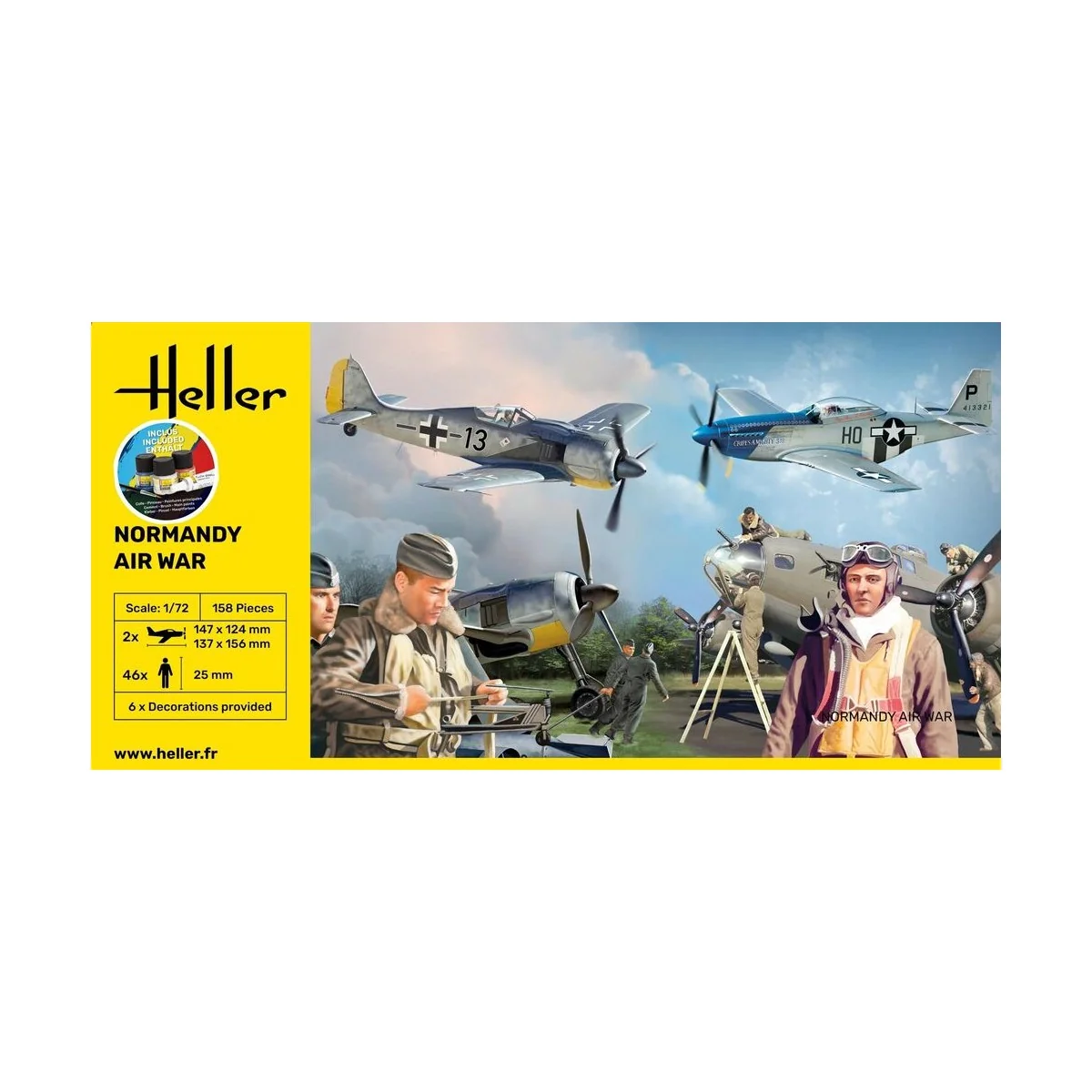 STARTER KIT Normandy Airwar, 1/72 - Heller 52329
