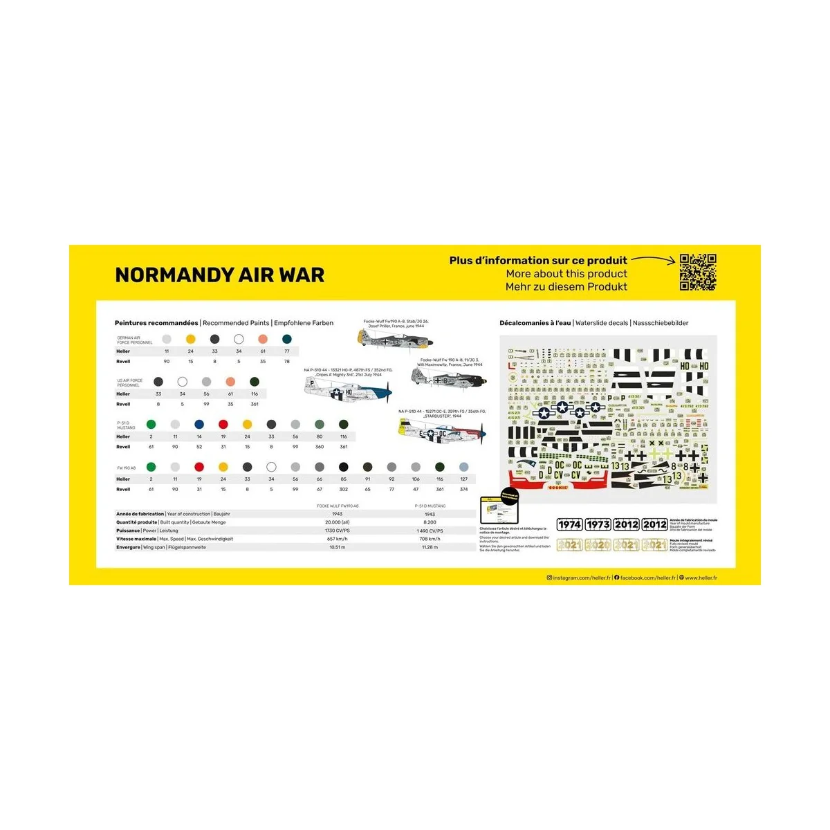 STARTER KIT Normandy Airwar, 1/72 - Heller 52329