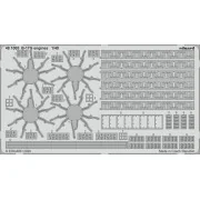B-17G engines for HKM - Eduard Accessories 481005