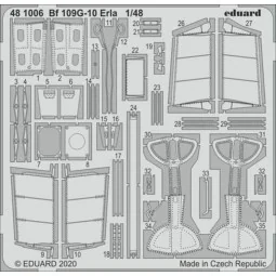 Bf 109G-10 Erla for Eduard - Eduard Accessories 481006