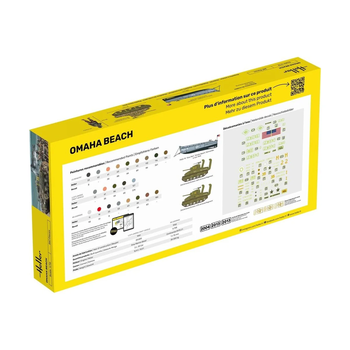 STARTER KIT Omaha Beach, 1/72 - Heller 52332