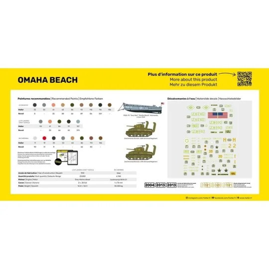 STARTER KIT Omaha Beach, 1/72 - Heller 52332