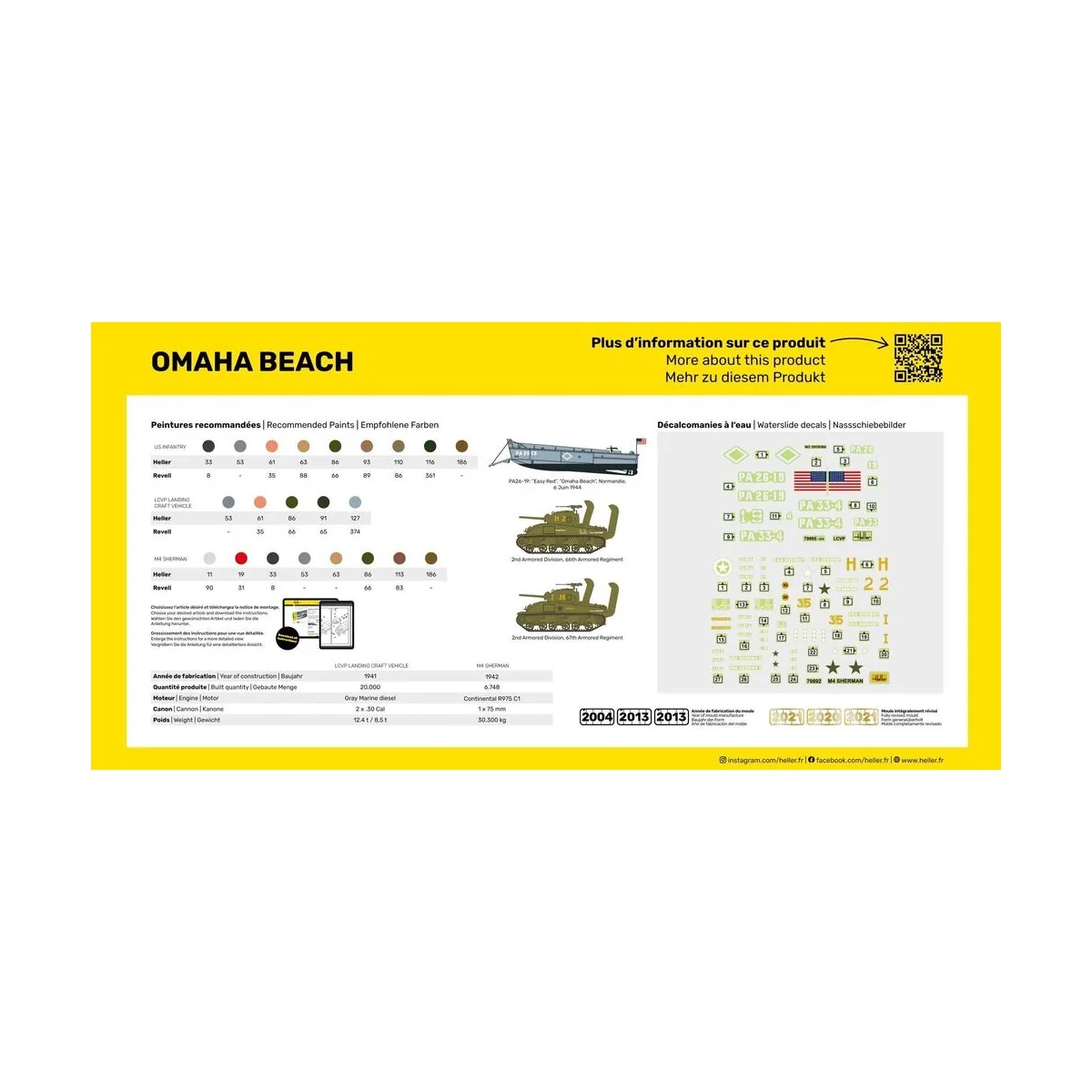 STARTER KIT Omaha Beach, 1/72 - Heller 52332