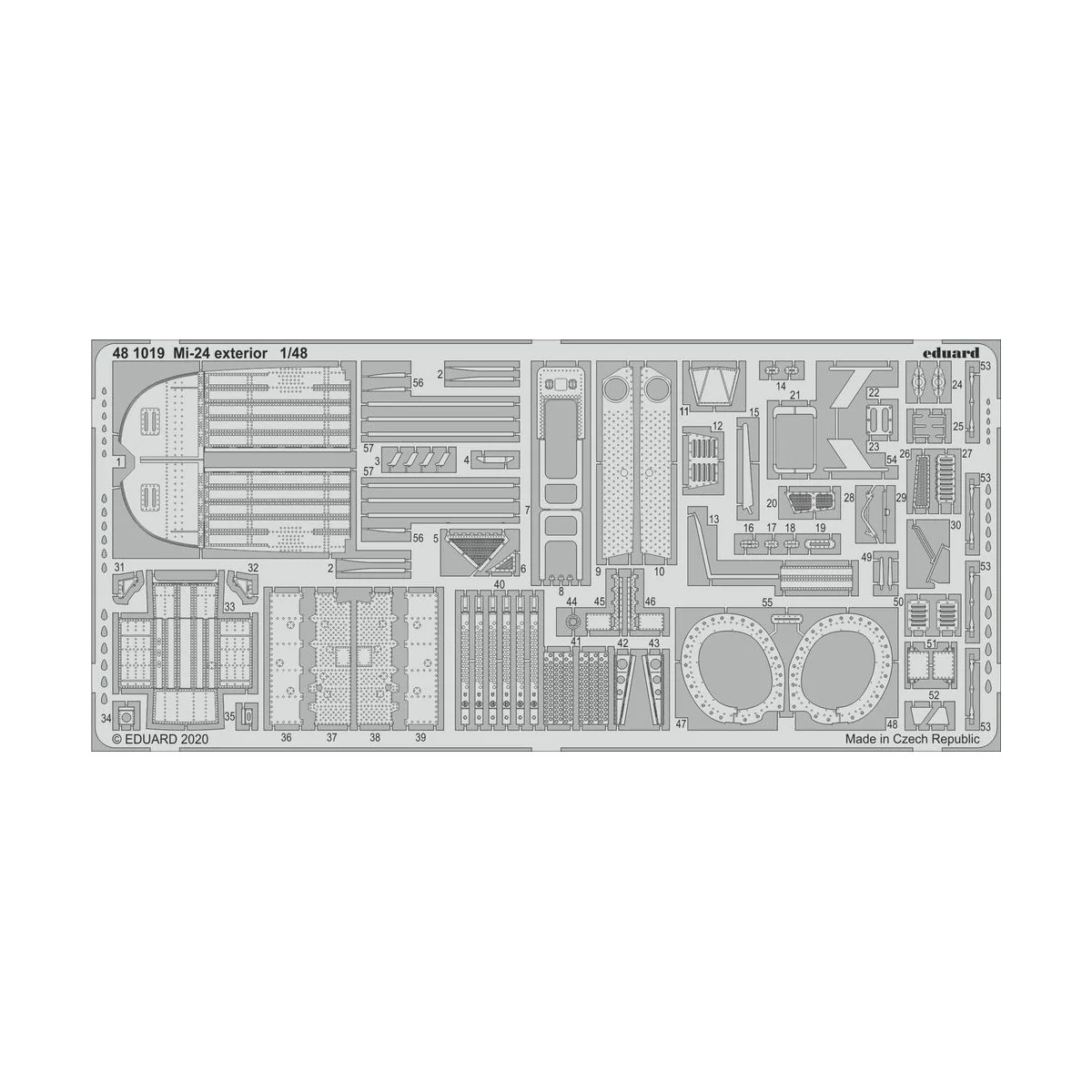 Mi-24 exterior for Zvezda - Eduard Accessories 481019