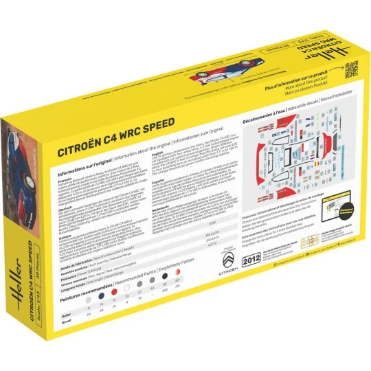 STARTER KIT Citroën C4 WRC Speed, 1/43 - Heller 56117