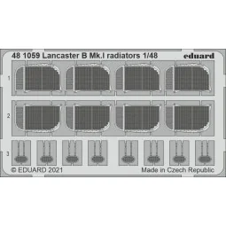 Lancaster B Mk.I radiators 1/48 for HKM, 1/48 - Eduard Accessories ...