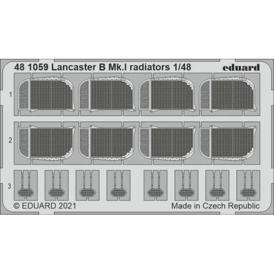 Lancaster B Mk.I radiators 1/48 for HKM, 1/48 - Eduard Accessories ... Lancaster B Mk.I radiators 1/48 for HKM, 1/48 - Eduard Accessories ...