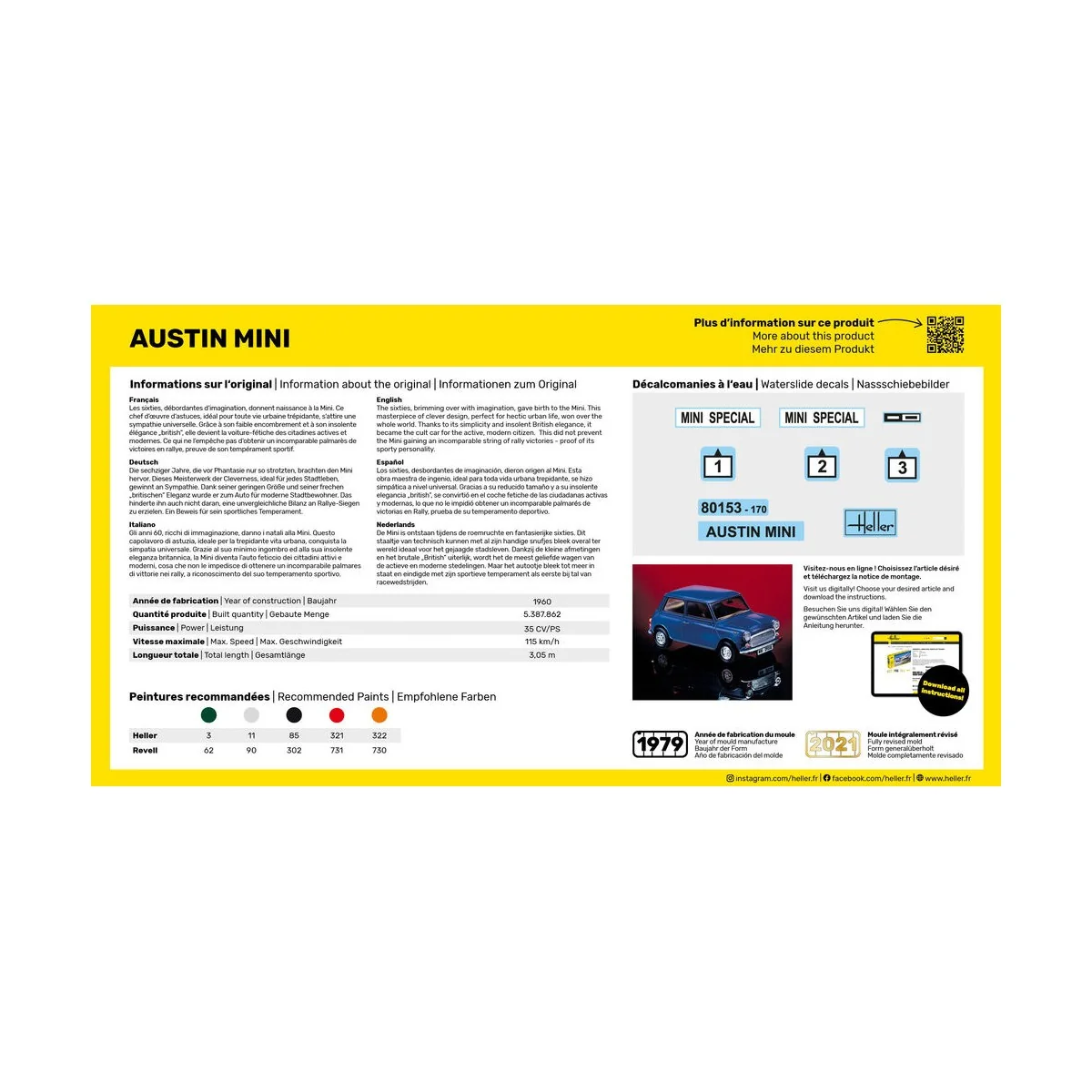 STARTER KIT Mini, 1/43 - Heller 56153