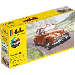 STARTER KIT Peugeot 203, 1/43 - Heller 56160 2