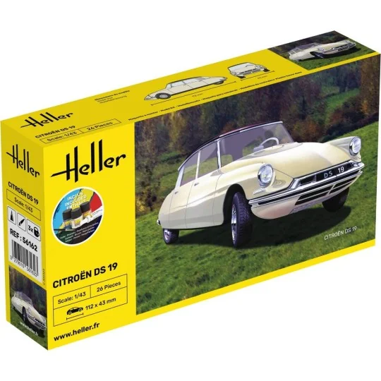 STARTER KIT Citroen DS 19, 1/43 - Heller 56162