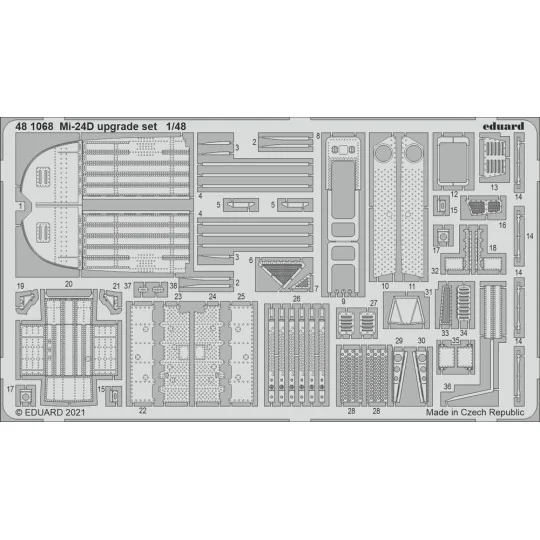 Mi-24D upgrade set for EDUARD, 1/48 - Eduard Accessories 481068