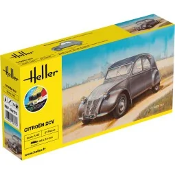STARTER KIT Citroen 2 CV, 1/43 - Heller 56175