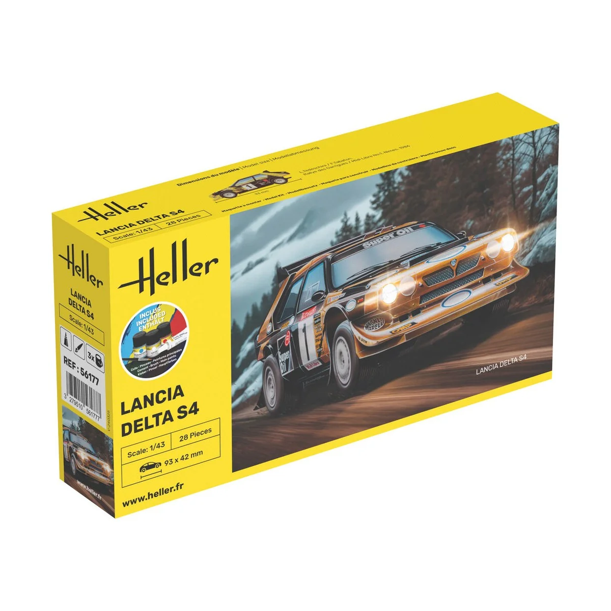 STARTER KIT Lancia Delta S4, 1/43 - Heller 56177