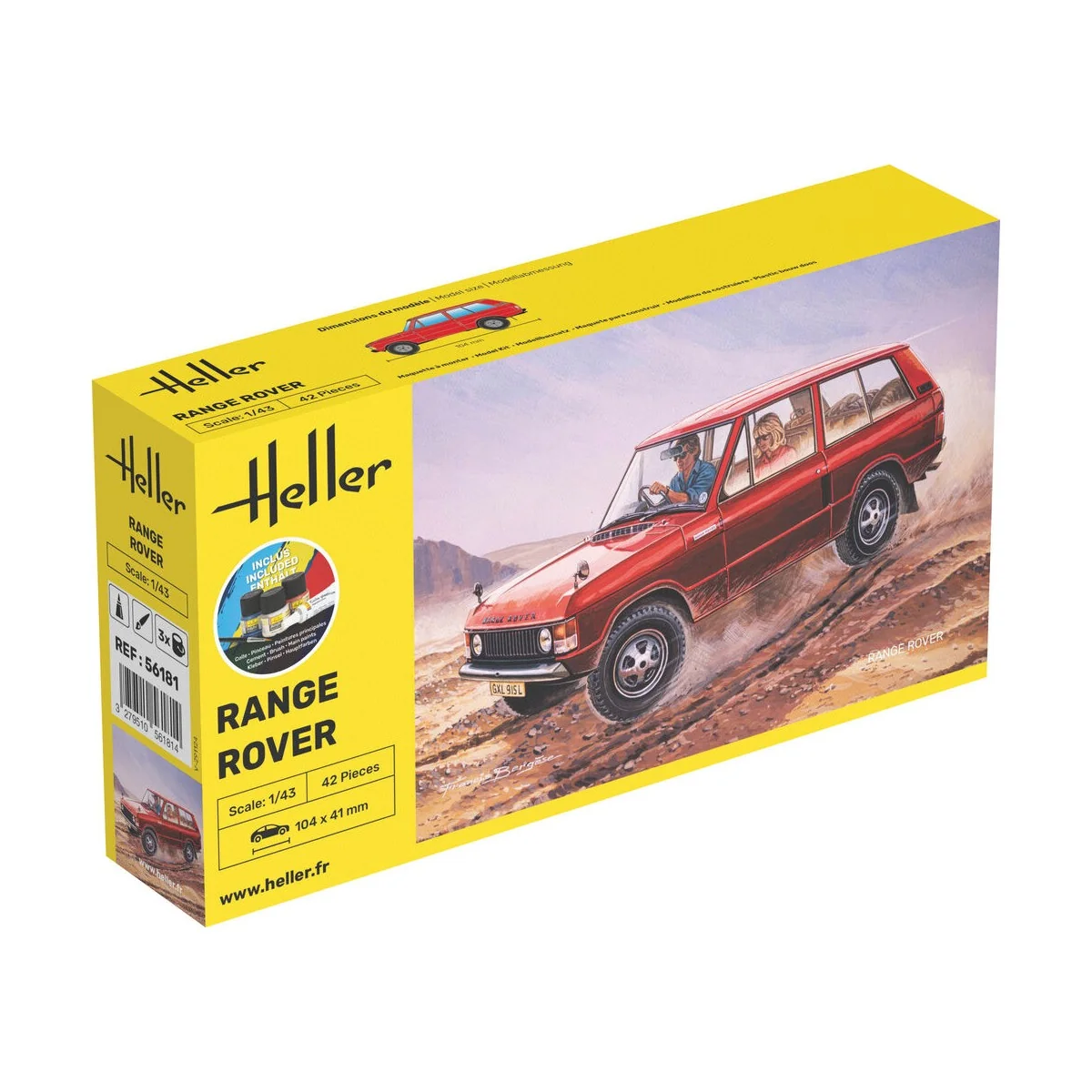 STARTER KIT Range Rover, 1/43 - Heller 56181
