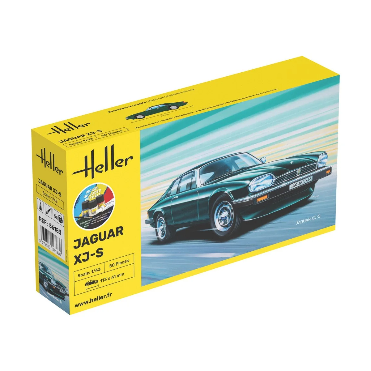 STARTER KIT Jaguar XJ-S, 1/43 - Heller 56183