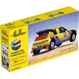 STARTER KIT Peugeot 205 Turbo Rallye, 1/43 - Heller 56189 2