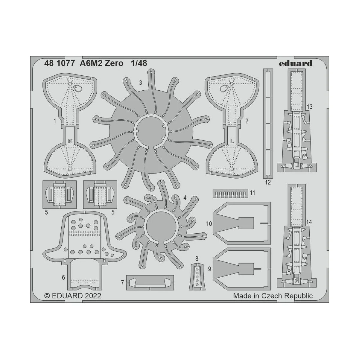 A6M2 Zero for EDUARD - Eduard Accessories 481077